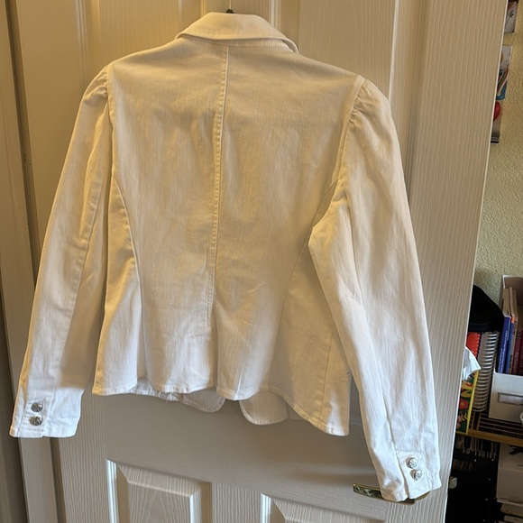 INC | White Women's Blazer, size large - EUC - Picture 6 of 8